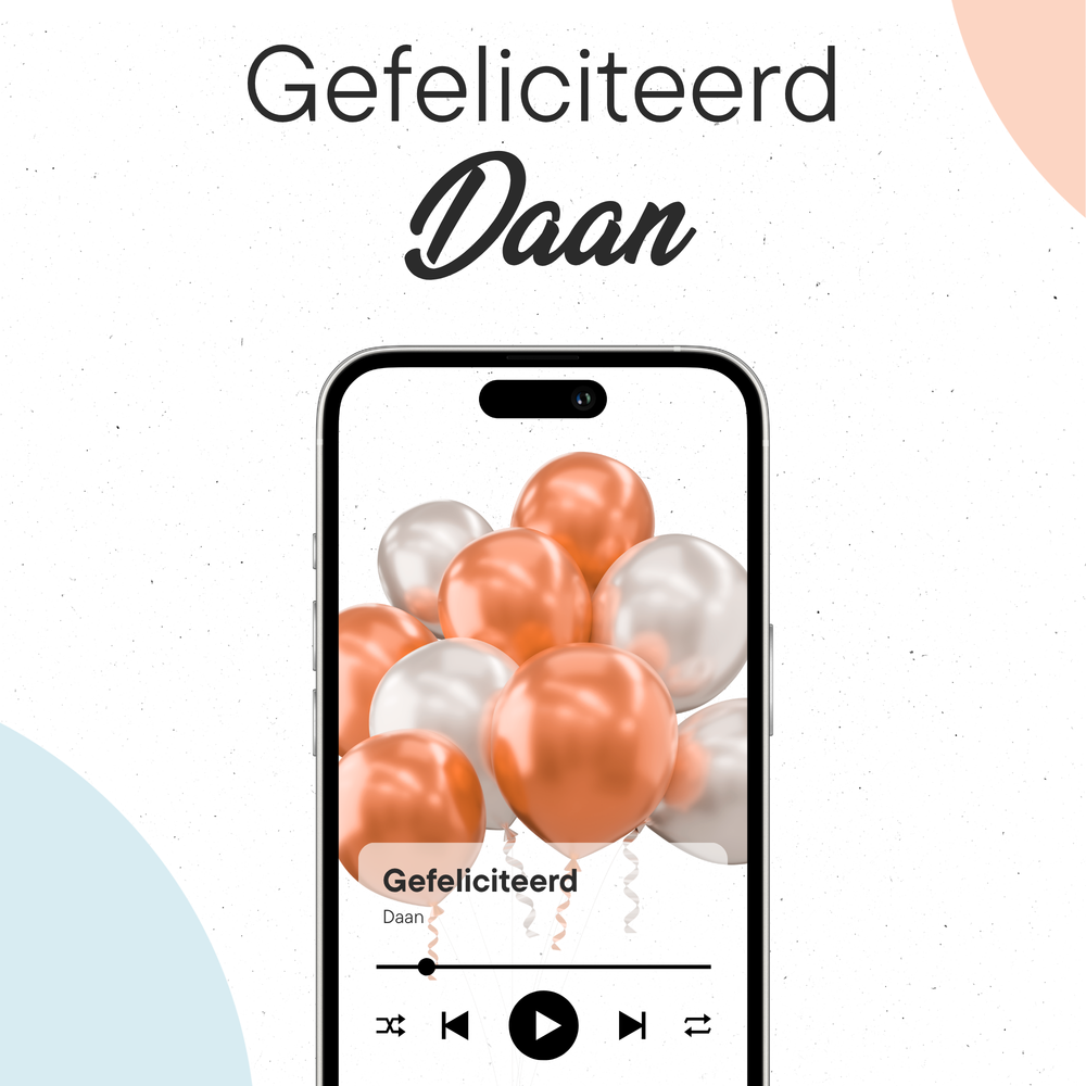 Gepersonaliseerd verjaardagslied