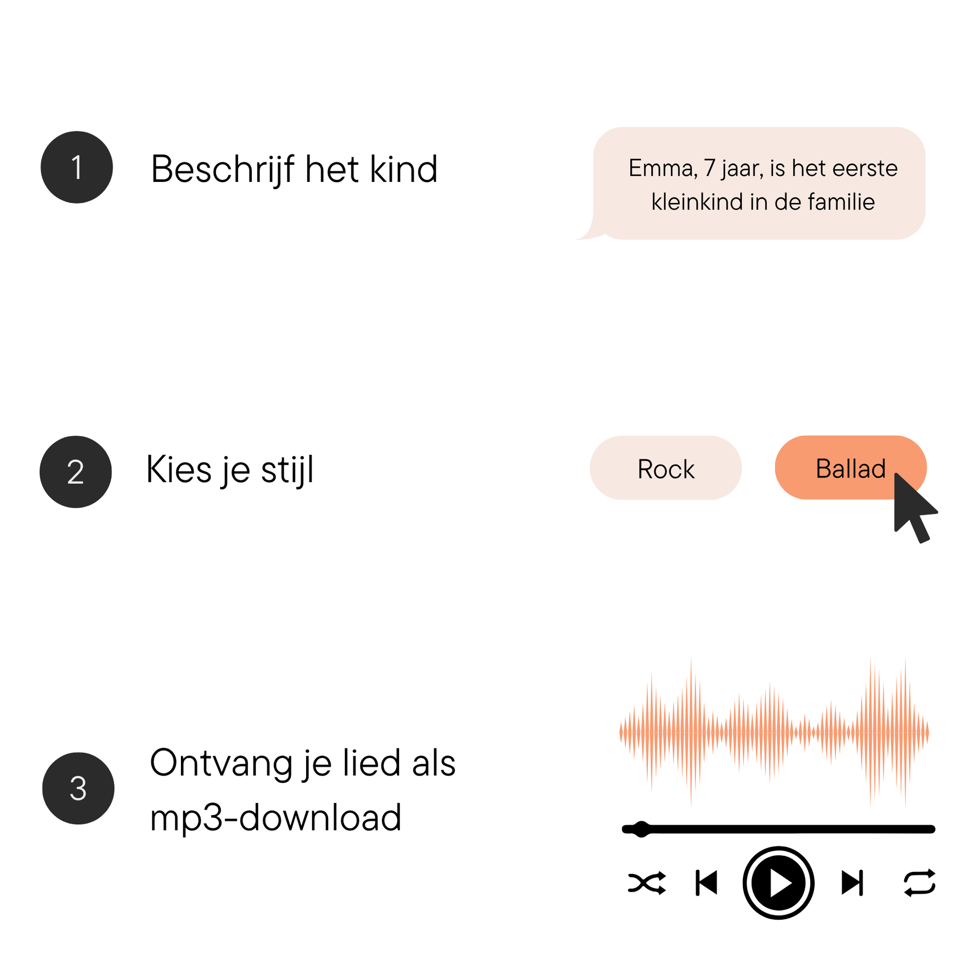 Gepersonaliseerd kinderliedje