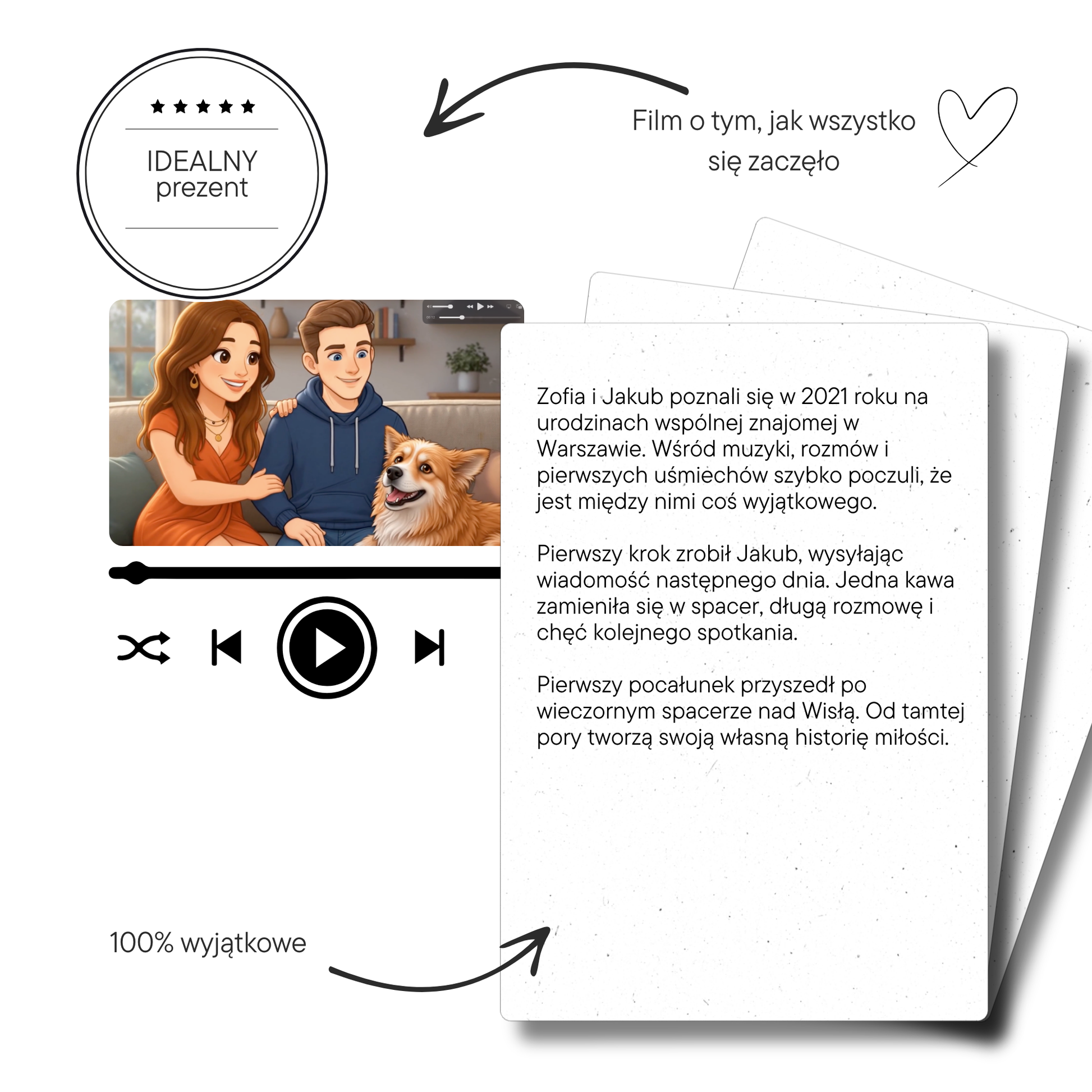 Jullie liefdesverhaal als video
