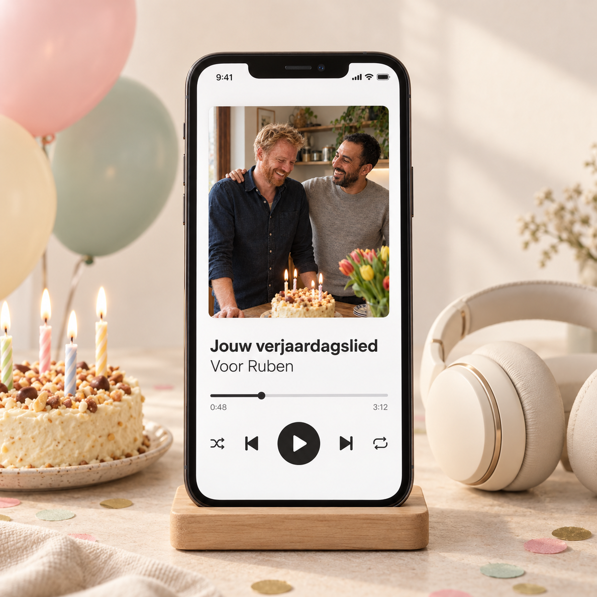 Gepersonaliseerd verjaardagslied: productafbeelding 1