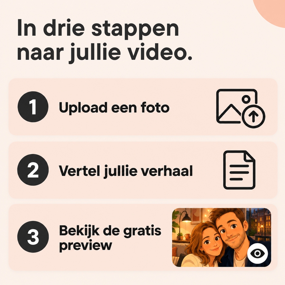 Jullie liefdesverhaal als video: productafbeelding 4